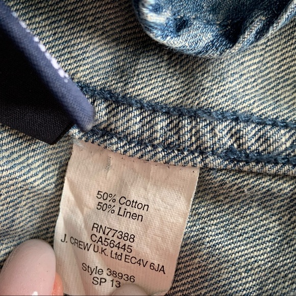 Long Sleeve Chambray Shirt Dress - Picture 5 of 5